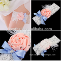 2016 Chic plus size bridal wedding garter factory wholesale price western wedding leg garter